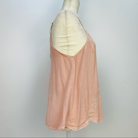 ASTR The Label Cami Embroidered Top Pink Bohemian Casual Contemporary Size Large - Picture 4 of 10